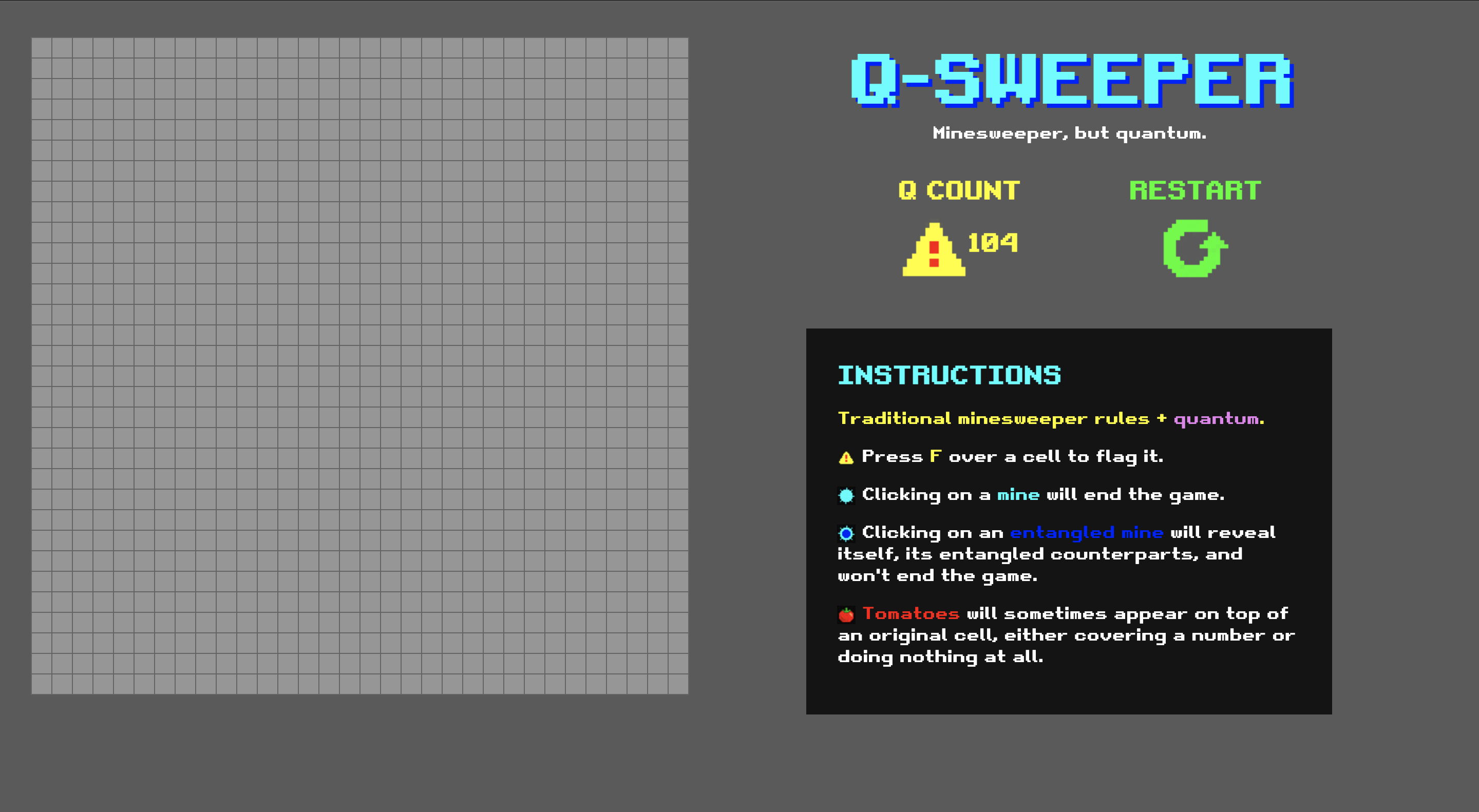q-sweeper screenshot